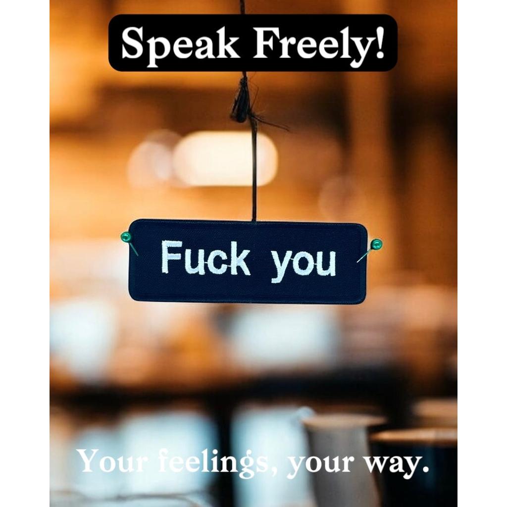 Fuck you kangasmerkki - Hoopee.fi