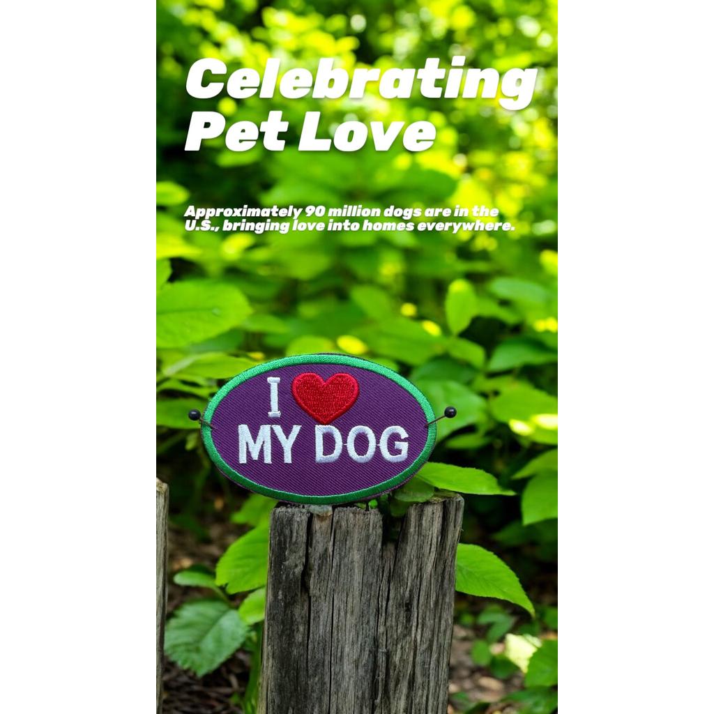 I love my dog hihamerkki - Hoopee.fi