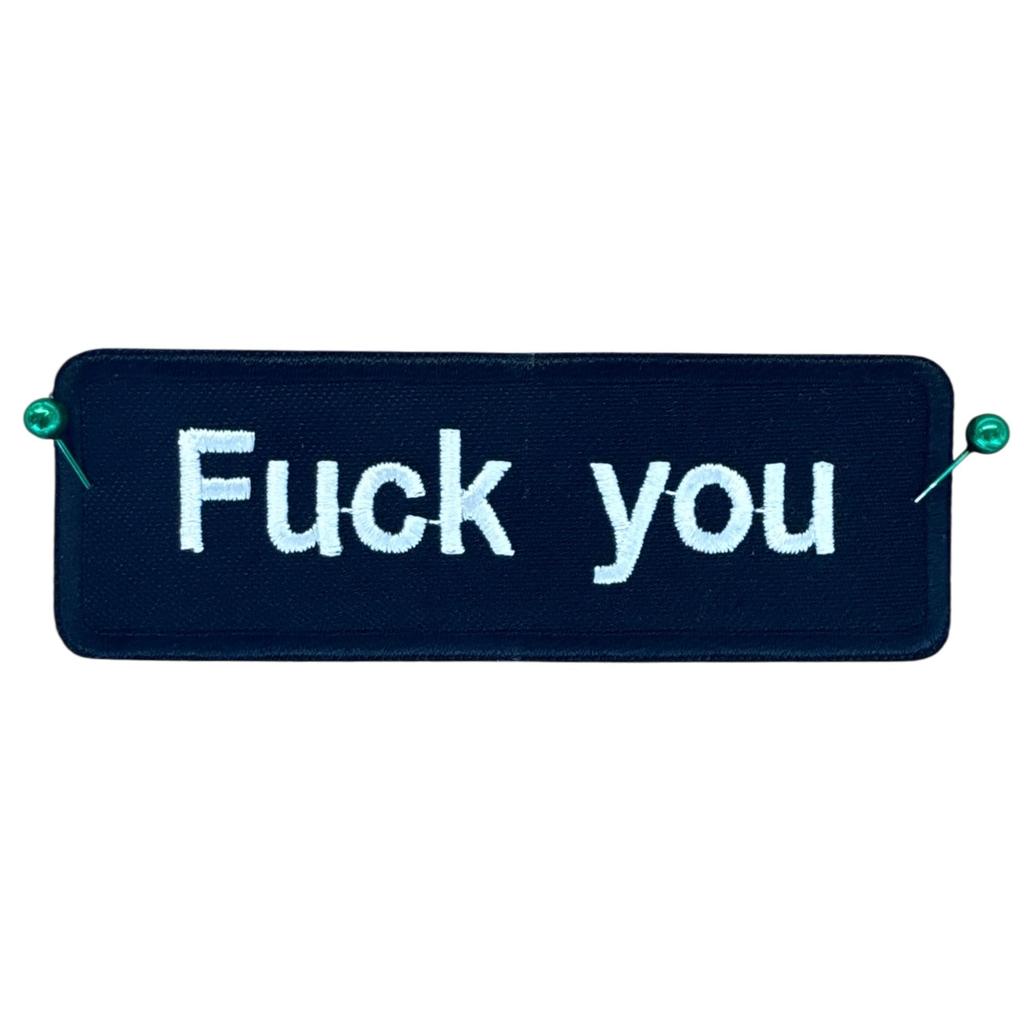 Fuck you kangasmerkki - Hoopee.fi