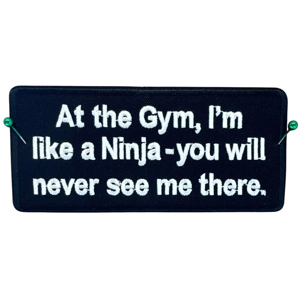 At the gym haalarimerkki - Hoopee.fi