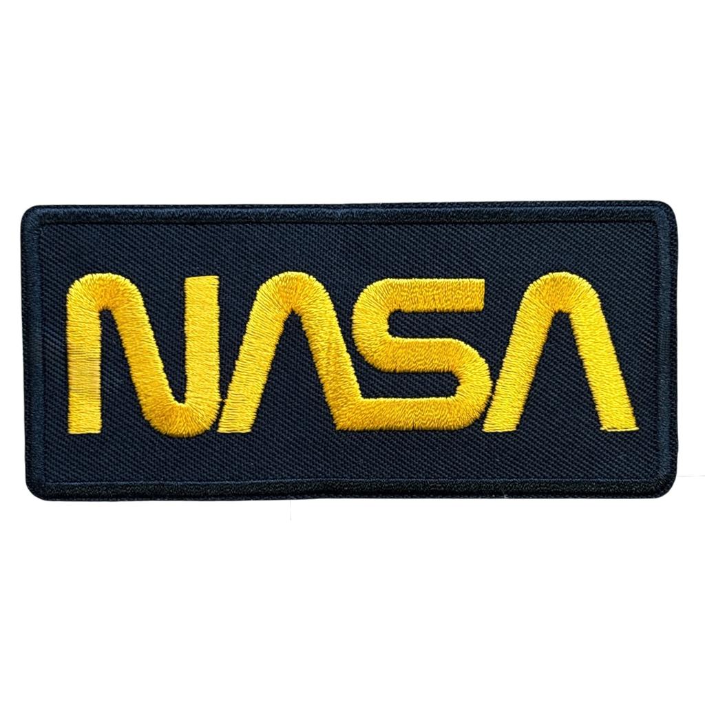 Nasa - Golden logo kangasmerkki - Hoopee.fi