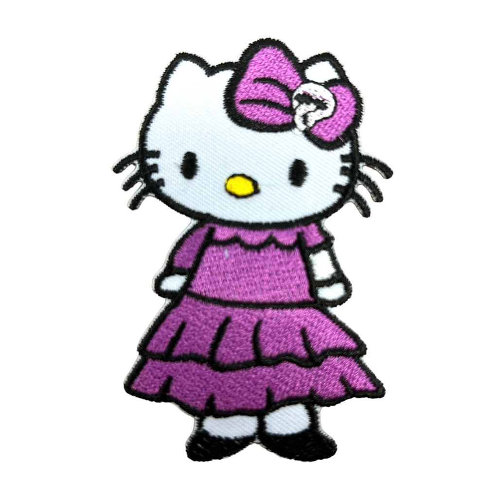 Hello Kitty - Purple dress kangasmerkki - Hoopee.fi