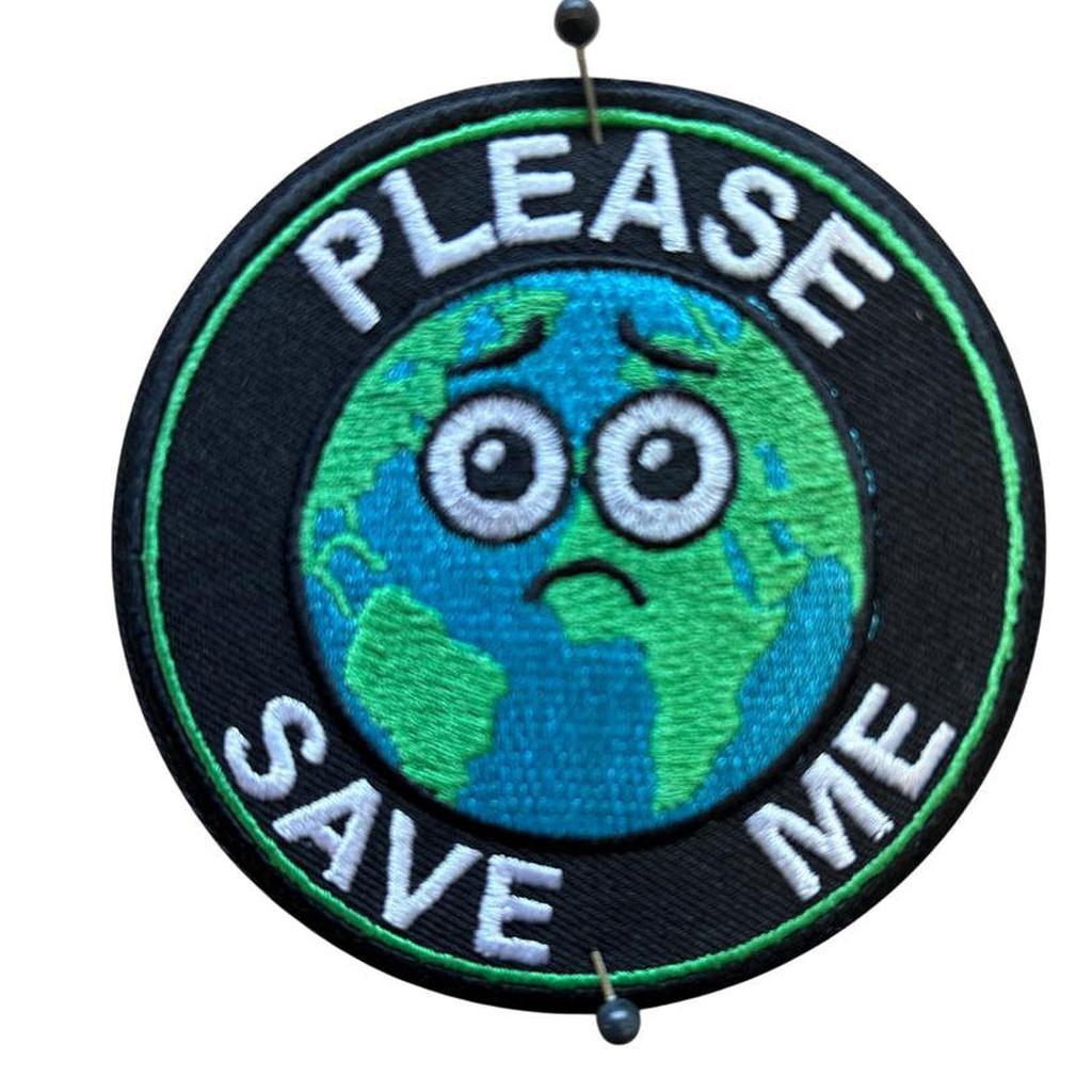 Please Save Me kangasmerkki - Hoopee.fi