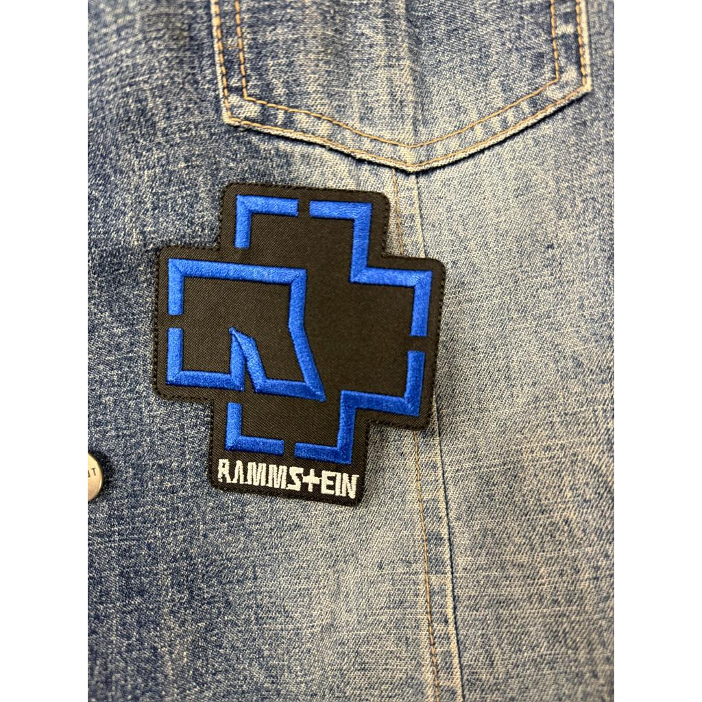 Rammstein - Blue R logo hihamerkki - Hoopee.fi
