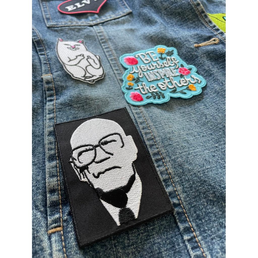 UKK - Urho Kekkonen Brodeerattu Hihamerkki / Patch 6×9 cm - Hoopee.fi