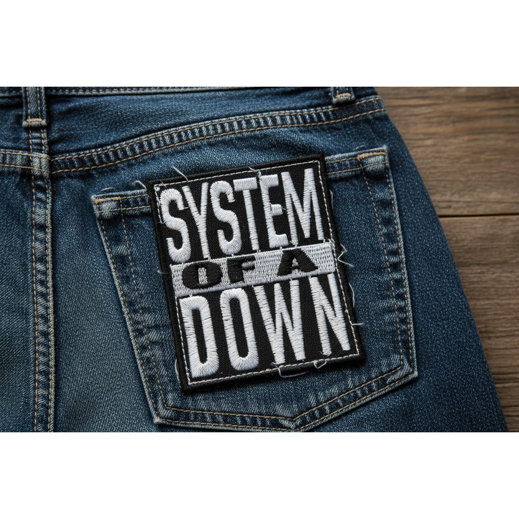 System of a Down - 3 row logo hihamerkki - Hoopee.fi