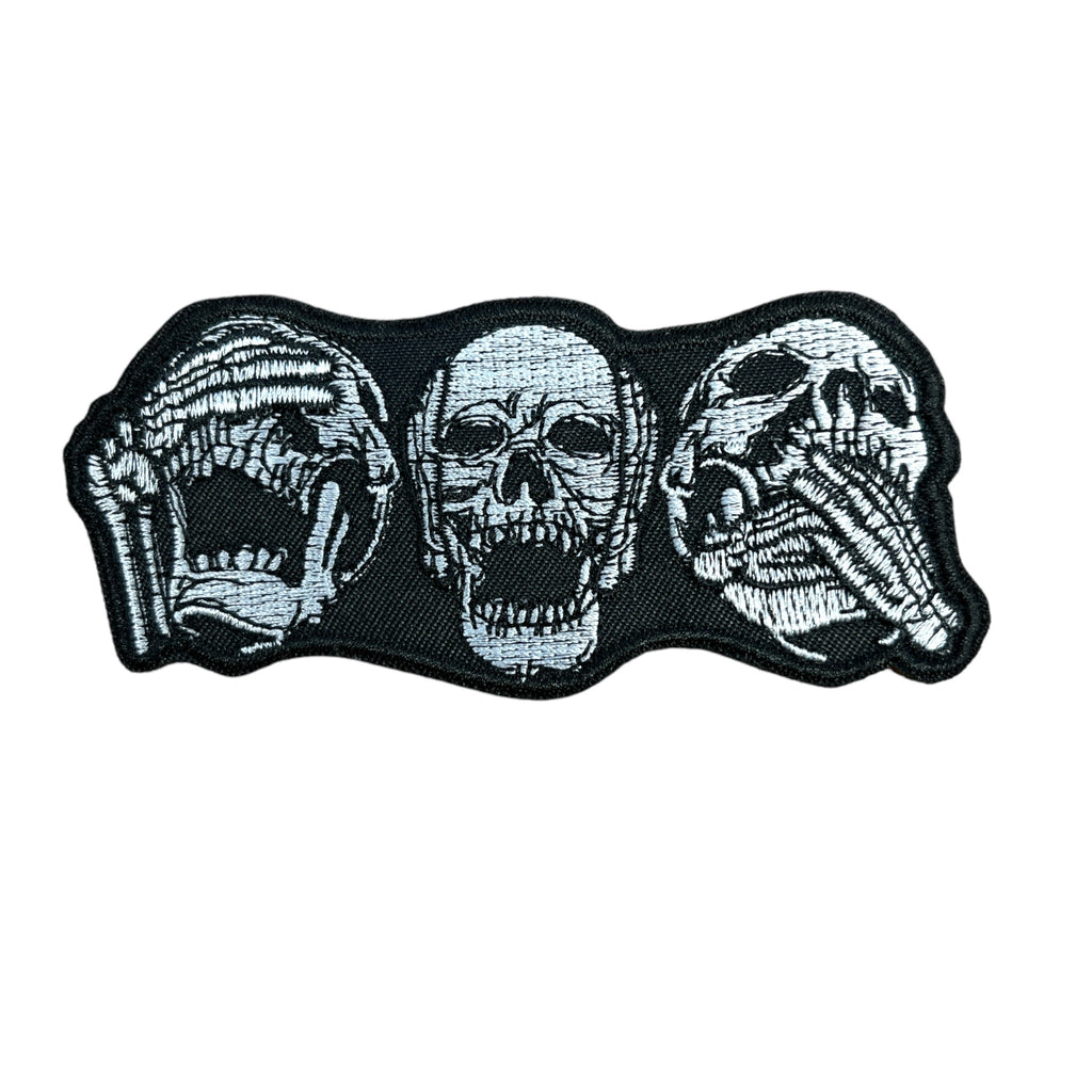 Kolme kalloa hihamerkki - Hoopee.fi