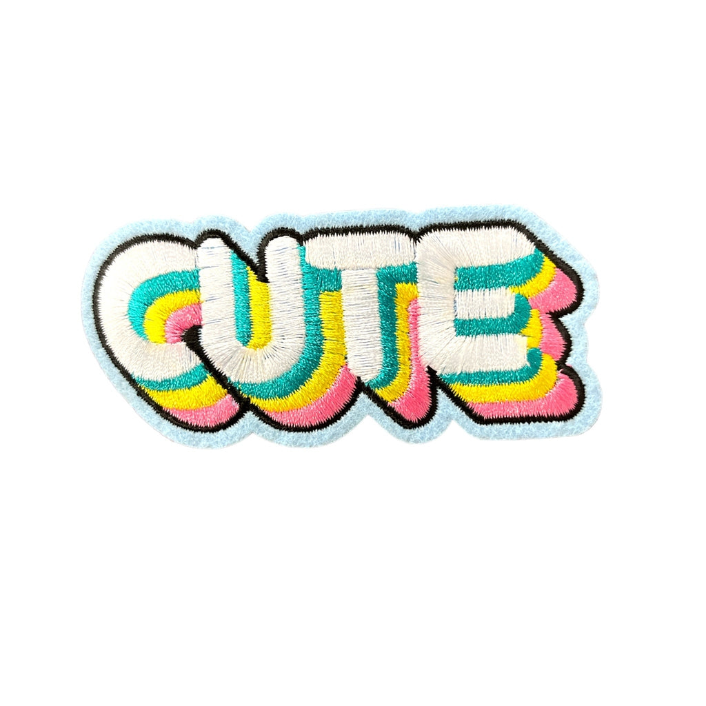 Cute text kangasmerkki - Hoopee.fi