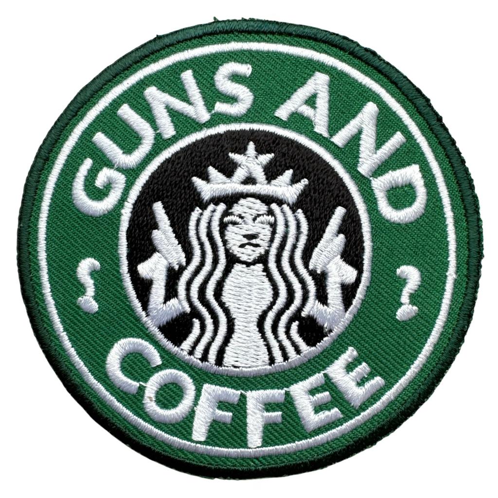 Guns and coffee hihamerkki - Hoopee.fi