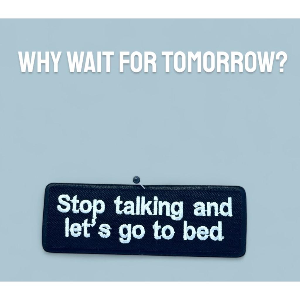 Ajoissa nukkumaan haalarimerkki - Hoopee.fi