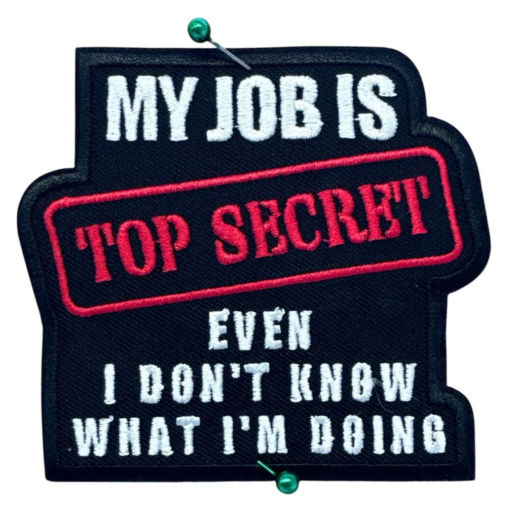 Top Secret haalarimerkki - Hoopee.fi