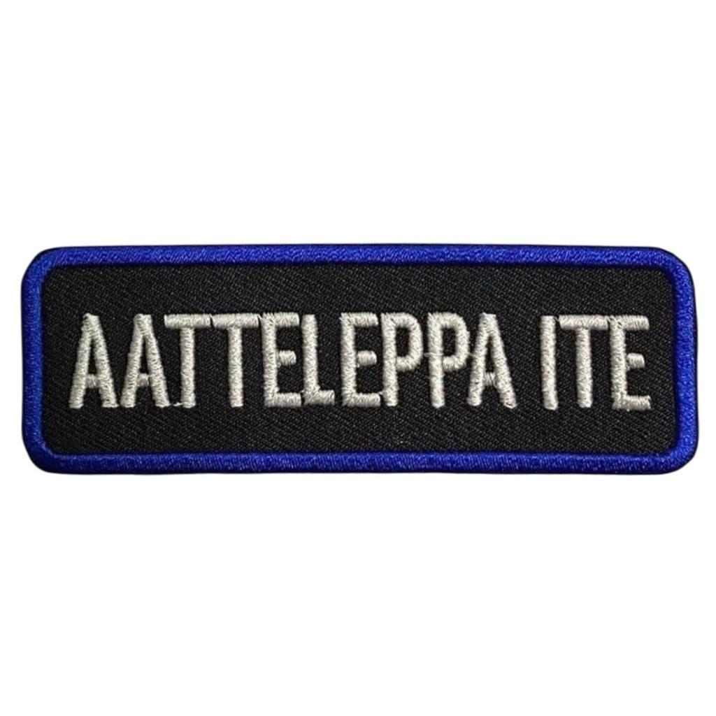 Aatteleppa ite kangasmerkki - Hoopee.fi