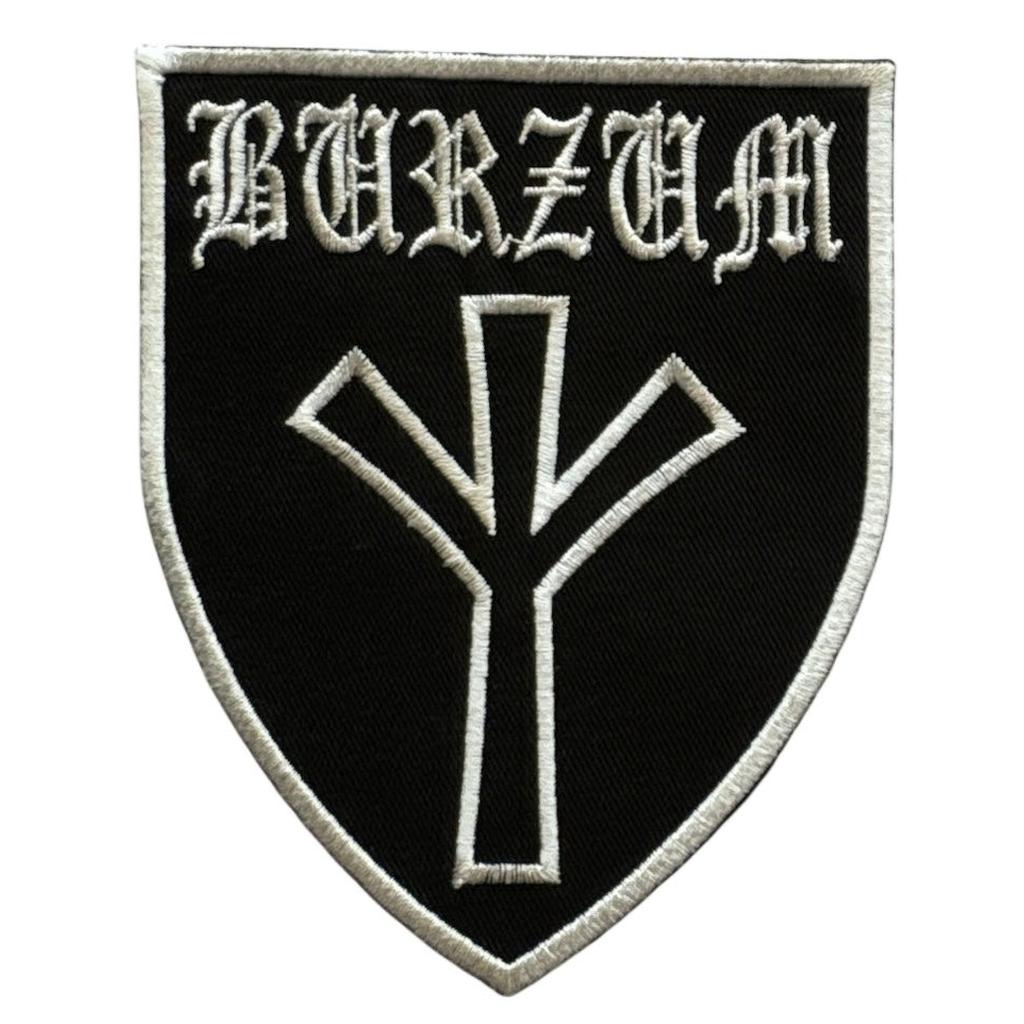 Burzum - Shield shaped hihamerkki - Hoopee.fi