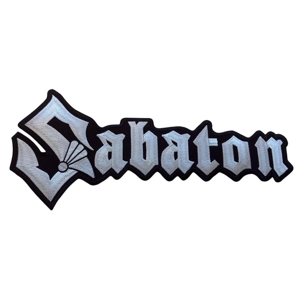 Sabaton - White logo selkämerkki - Hoopee.fi