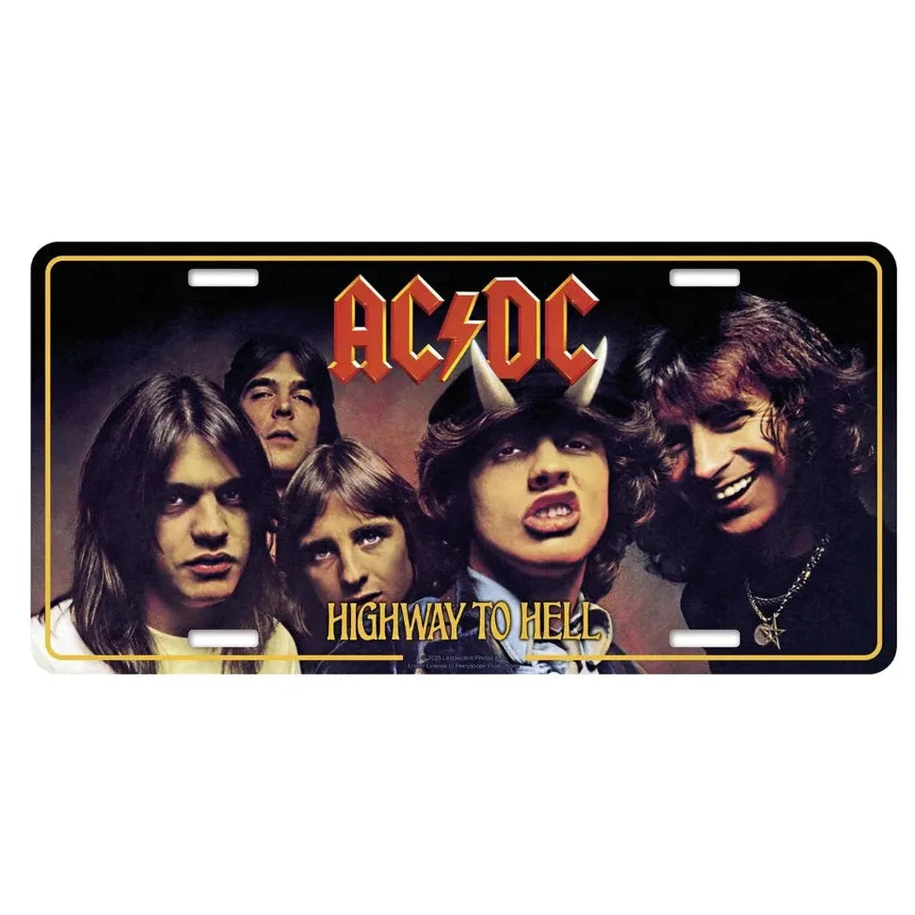 AC/DC Highway to hell sisustuskilpi – alumiini koristekilpi - Hoopee.fi