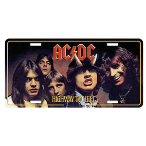 AC/DC Highway to hell sisustuskilpi – alumiini koristekilpi - Hoopee.fi