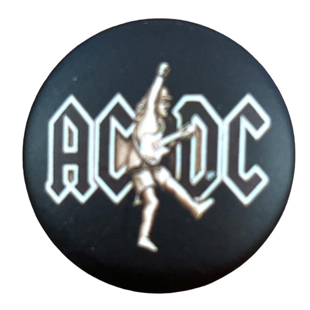AC/DC - Logo Angus rintanappi - Hoopee.fi