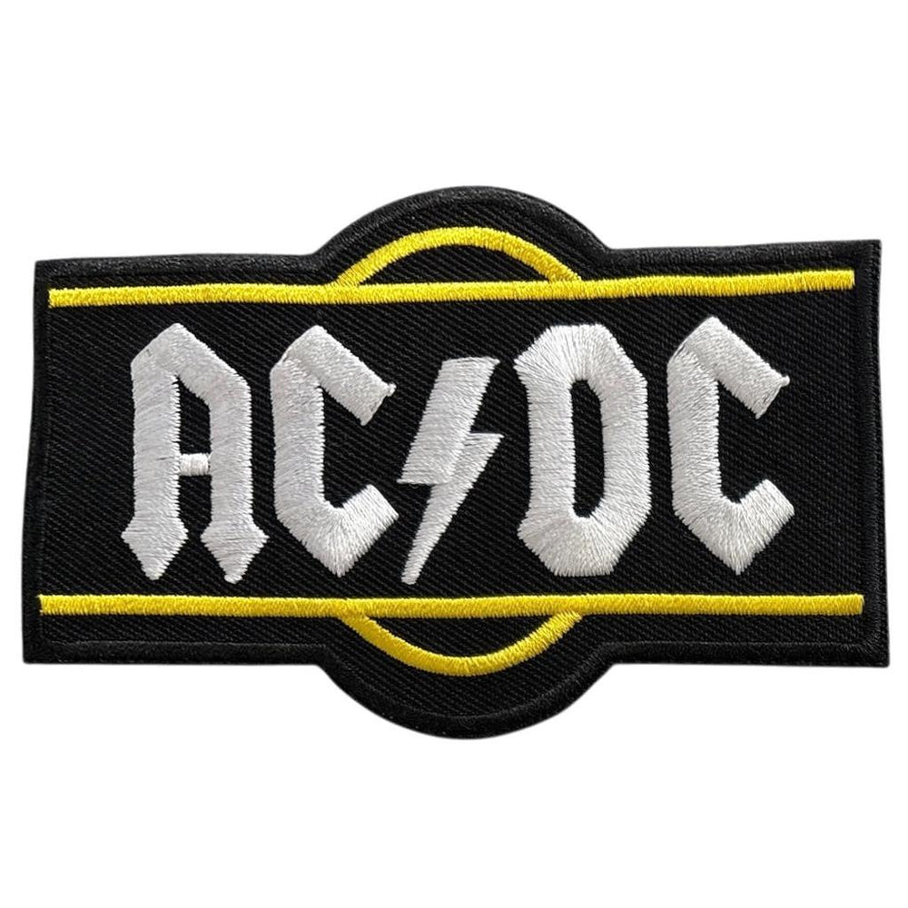 AC/DC - White logo hihamerkki - Hoopee.fi