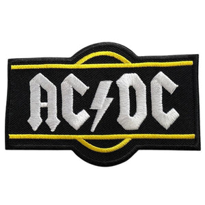 AC/DC - White logo hihamerkki - Hoopee.fi