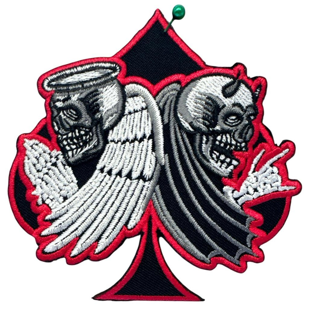 Ace angel and devil kangasmerkki - Hoopee.fi