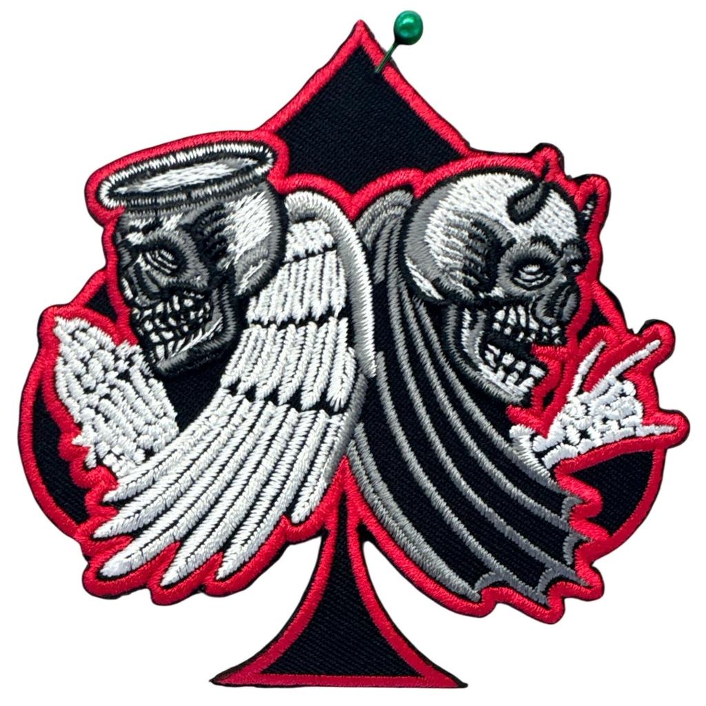 Ace angel and devil kangasmerkki - Hoopee.fi