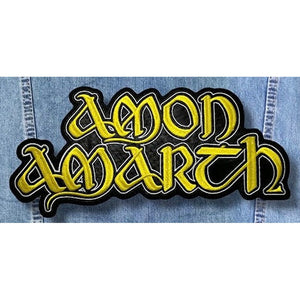 Amon Amarth - Yellow logo selkämerkki - Hoopee.fi