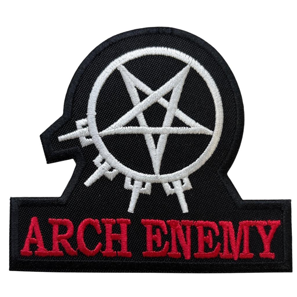 Arch Enemy - Brodeerattu Hihamerkki / Patch 8×9 cm - Hoopee.fi