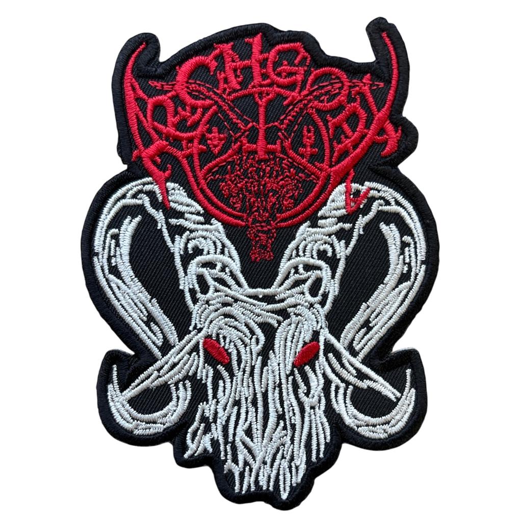 Archgoat - Logo Brodeerattu Hihamerkki / Patch 8×11 cm - Hoopee.fi