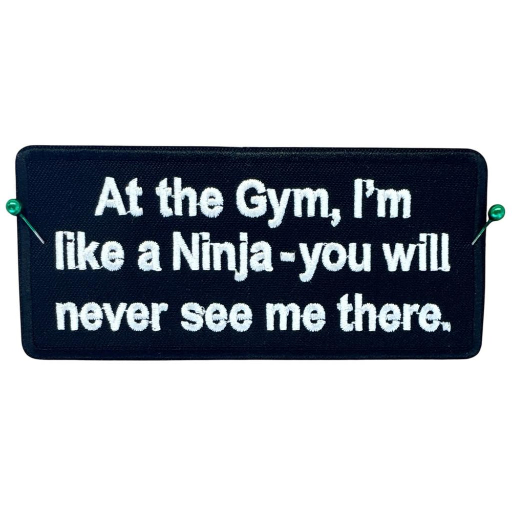 At the gym haalarimerkki - Hoopee.fi