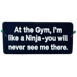 At the gym haalarimerkki - Hoopee.fi