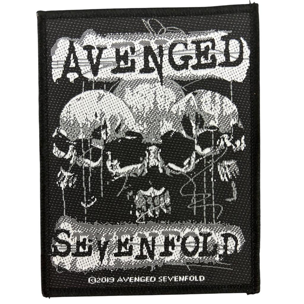Avenged Sevenfold - 3 skulls hihamerkki - Hoopee.fi