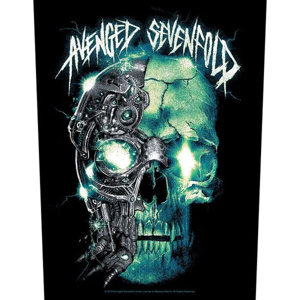 Avenged Sevenfold - Mechanical skull selkämerkki - Hoopee.fi