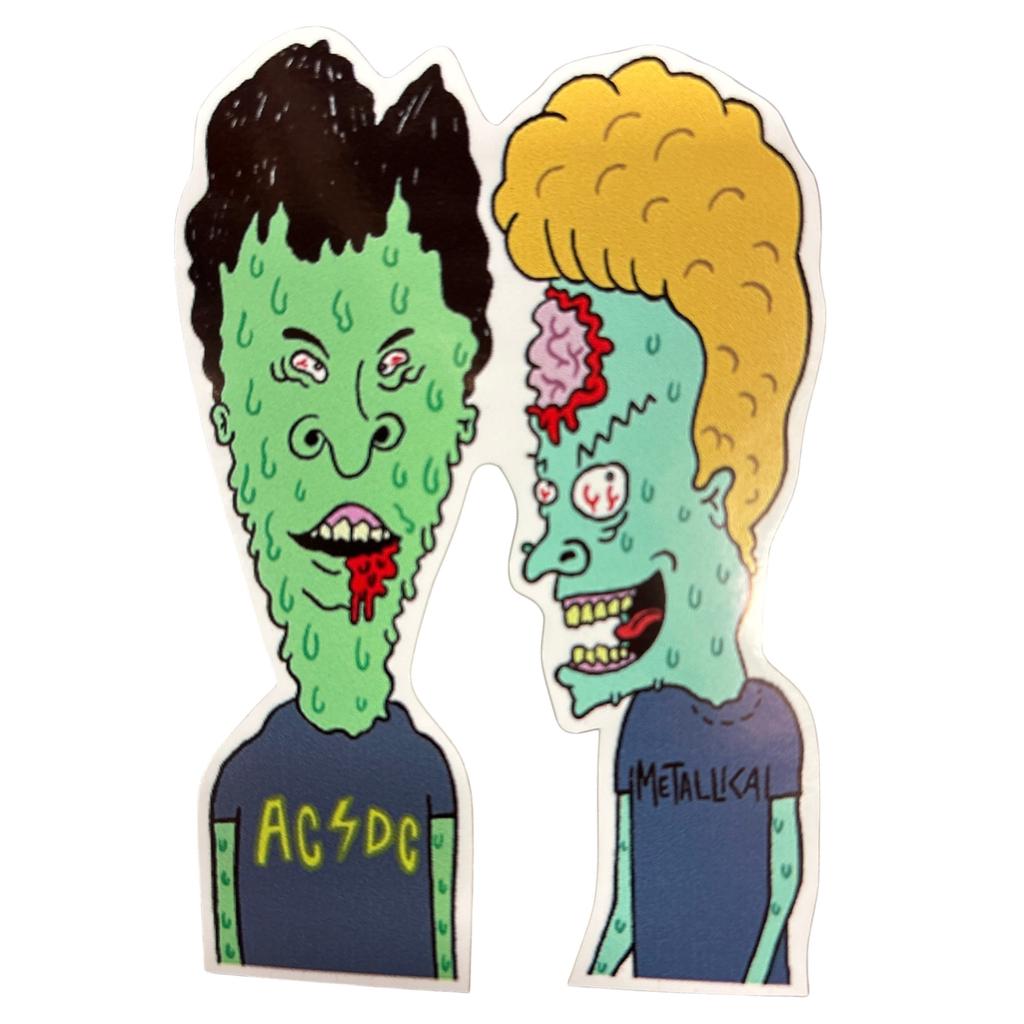 Beavis and Butt-Head - Vinyylitarra 7×11 cm - Hoopee.fi