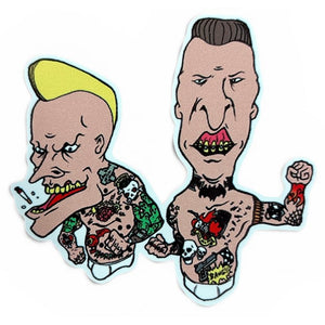 Beavis and Butthead - Tattoos tarra - Hoopee.fi