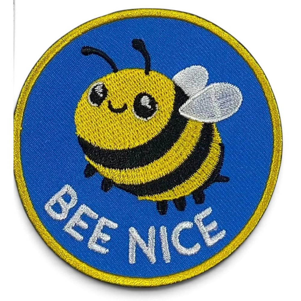 Bee nice kangasmerkki - Hoopee.fi