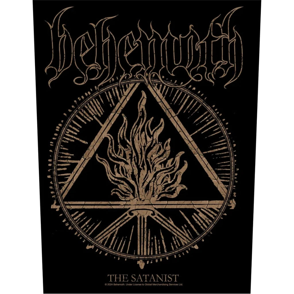 Behemoth - The Satanist Brodeerattu Selkämerkki / Back Patch 28×37 cm - Hoopee.fi