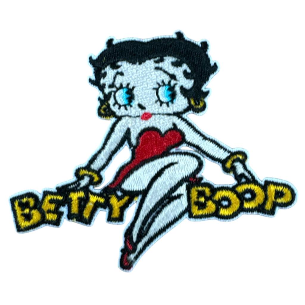 Betty Boop - Sitting kangasmerkki - Hoopee.fi