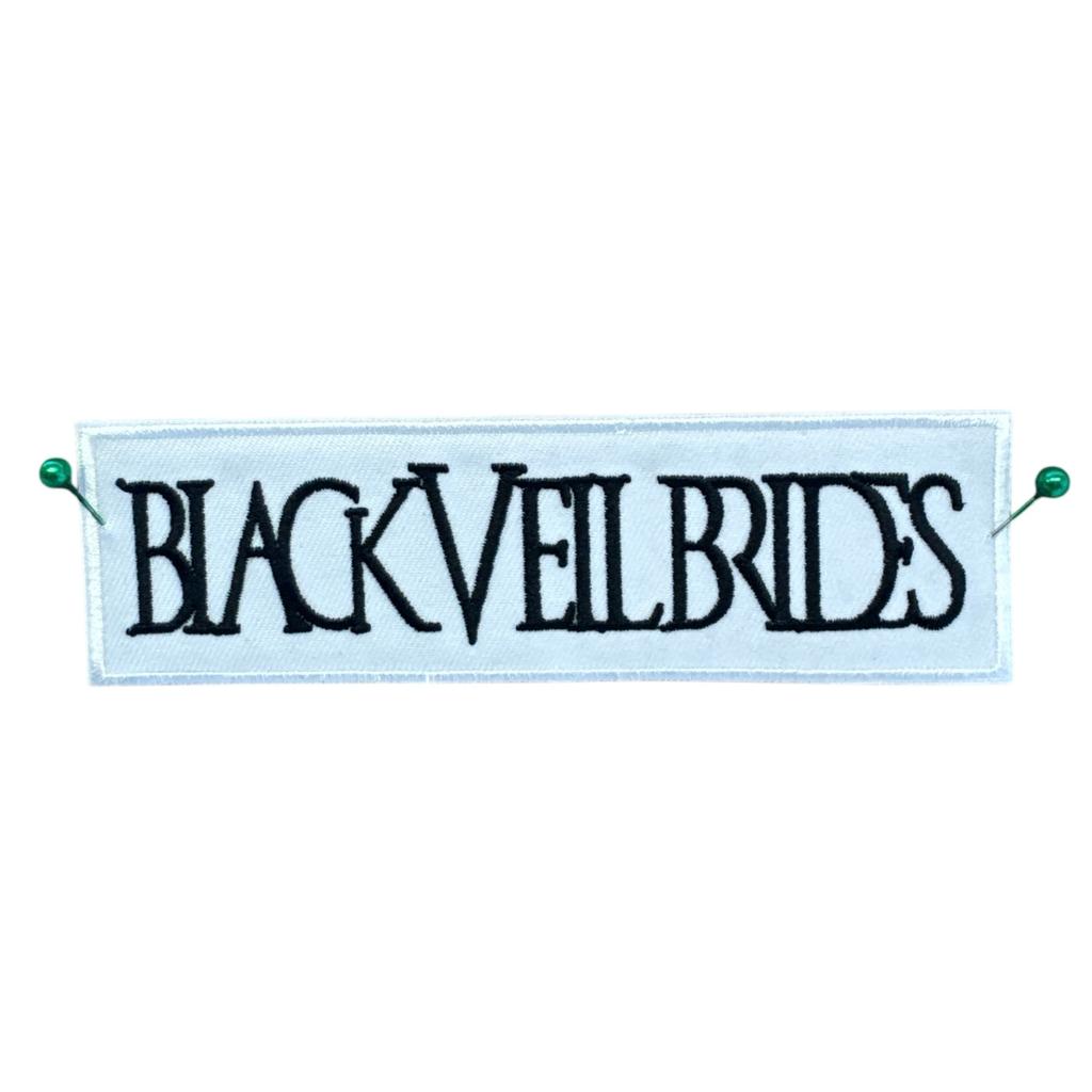 Black Veil Brides - Logo Brodeerattu Hihamerkki / Patch 3,5×12 cm - Hoopee.fi
