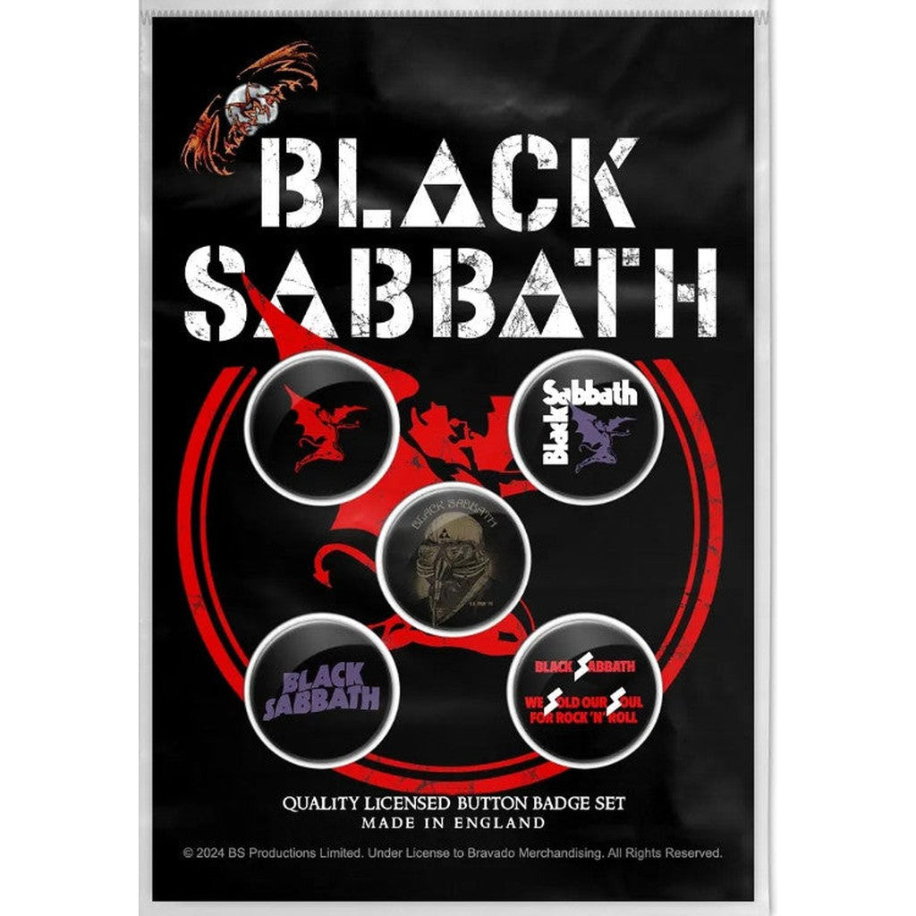Black Sabbath rintanappisetti - Hoopee.fi