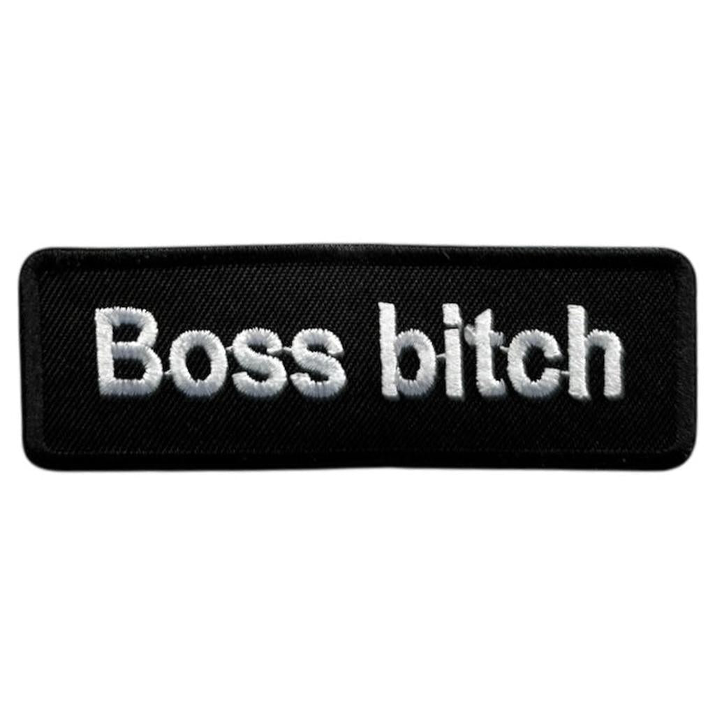 Boss bitch kangasmerkki - Hoopee.fi