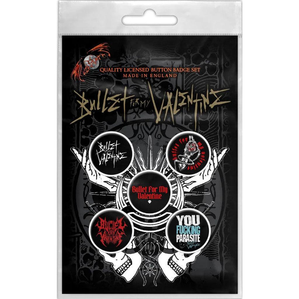Bullet For My Valentine - Logos rintanappisetti - Hoopee.fi