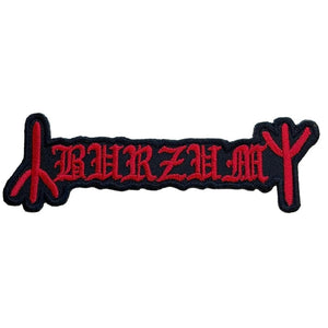 Burzum - Red logo hihamerkki - Hoopee.fi