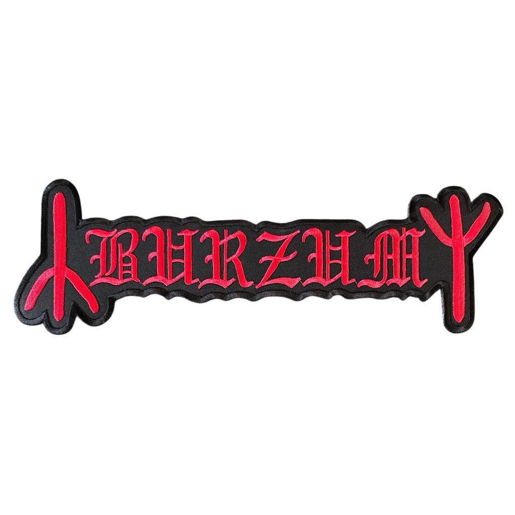 Burzum - Red logo selkämerkki - Hoopee.fi