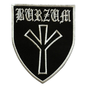 Burzum - Shield Shaped hihamerkki - Hoopee.fi