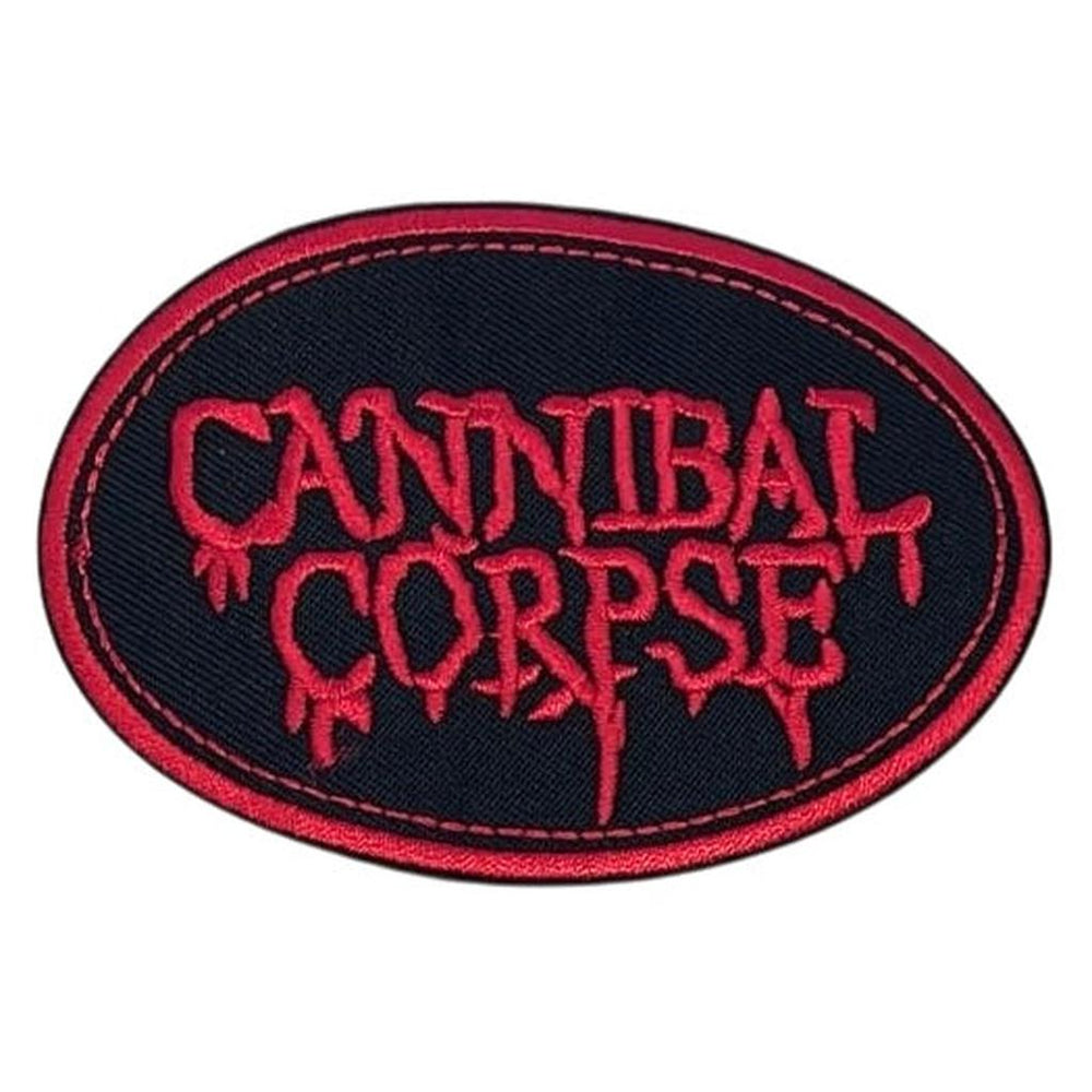 Cannibal Corpse - Oval logo kangasmerkki - Hoopee.fi