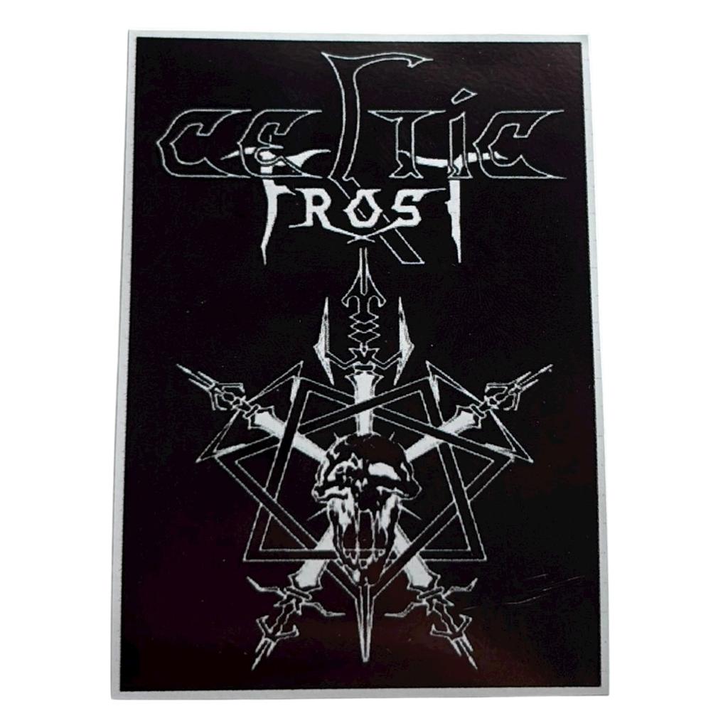 Celtic Frost - Logo Vinyylitarra 6,5×9,5 cm - Hoopee.fi