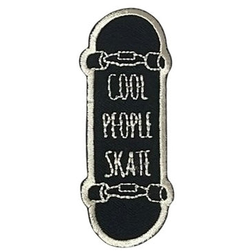 "Cool People Skate" kangasmerkki - Hoopee.fi