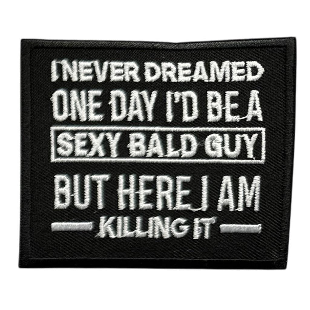 Sexy Bald Guy haalarimerkki - Hoopee.fi