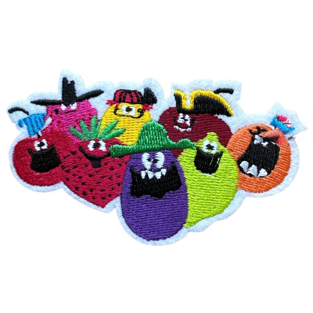 Funny faces hedelmät hihamerkki - Hoopee.fi