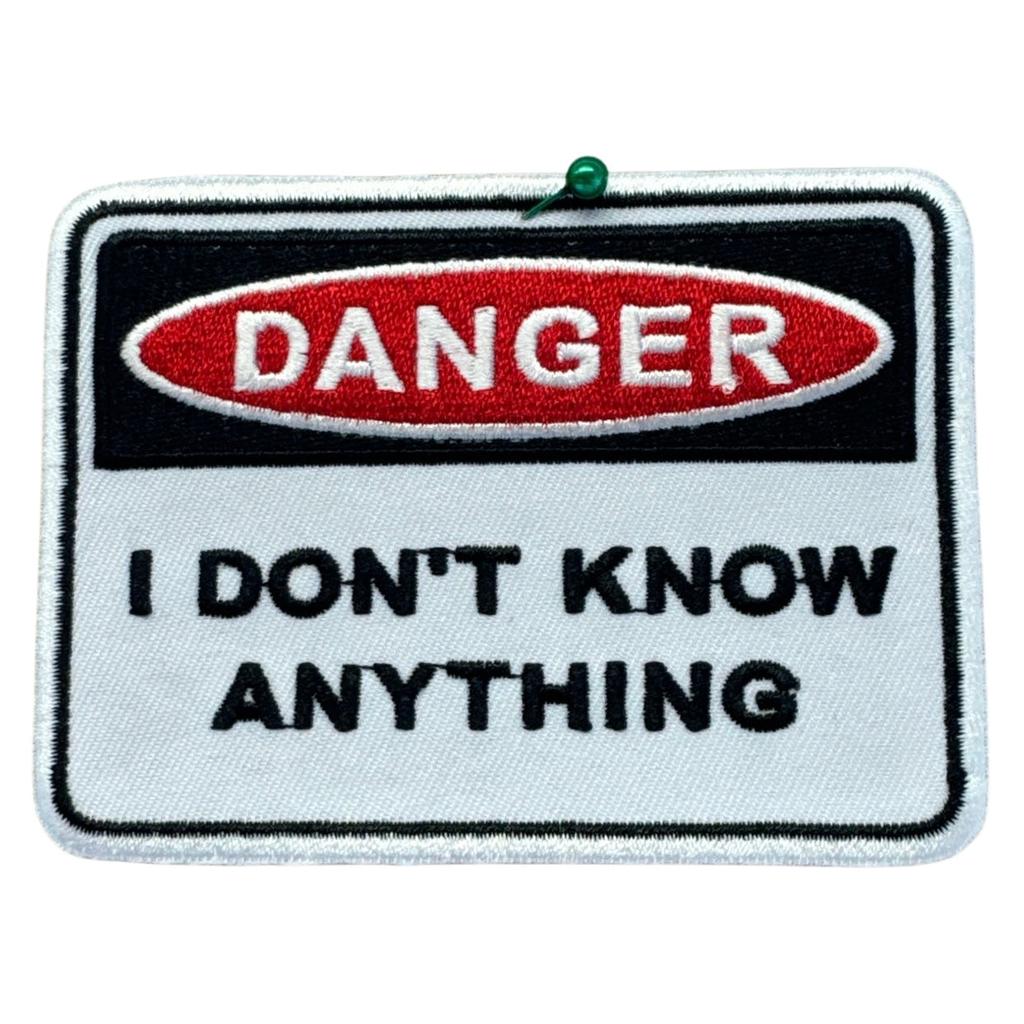 Danger haalarimerkki - Hoopee.fi